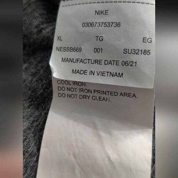 Nike Swim Gray Dri-FIT Hoodie Sweatshirt Size XL - Picture 9 of 11